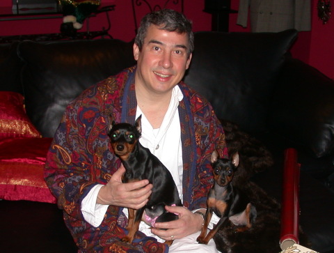 Abner with my beutiful girls Penny and Cindy. About 15 years ago.